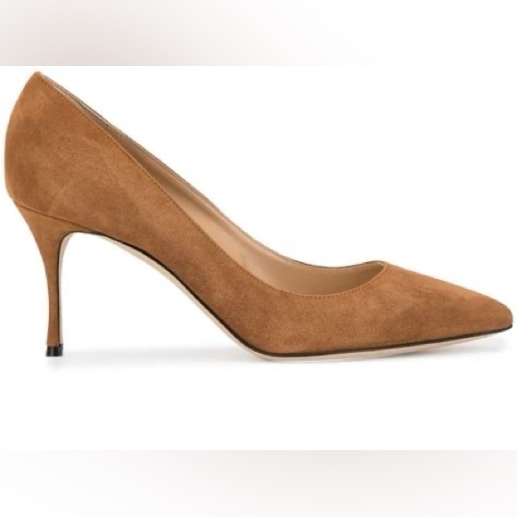 Sergio Rossi Tabacco Suede Platform Pumps – Size 39.5 (US 9.5) – Made in Italy - Picture 1 of 13